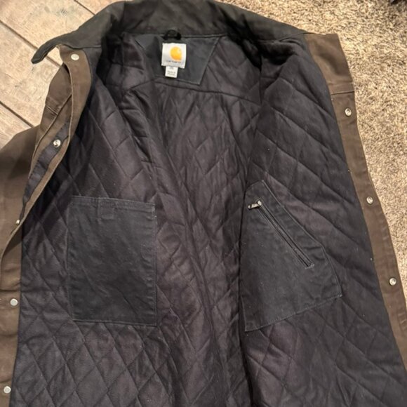 Vtg Carhartt Men’s J285 Sandstone Ridge Coat Brown Great Condition
Size 2XL Y2K - Picture 6 of 14